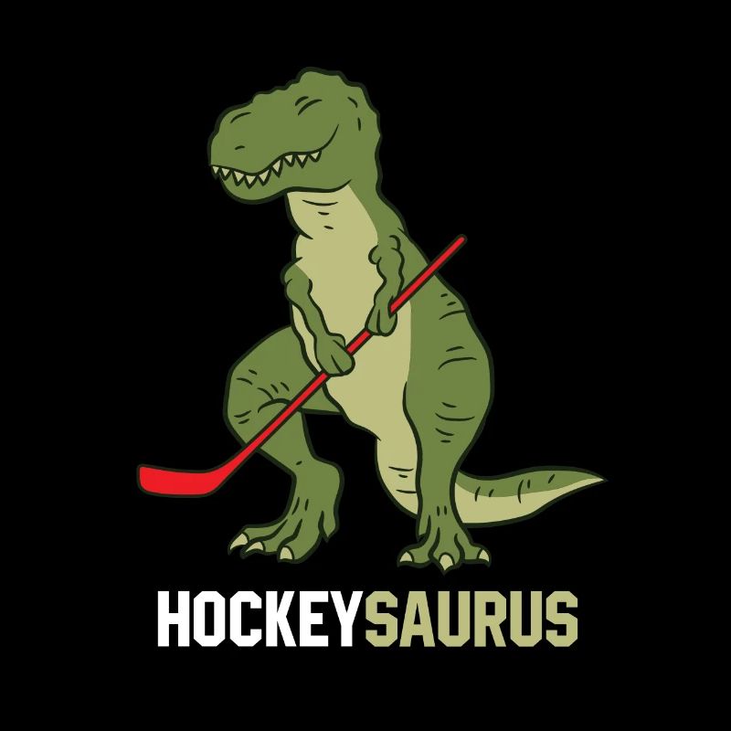 Dinosaurier Eishockey Dinosaurier Hockeysaurus