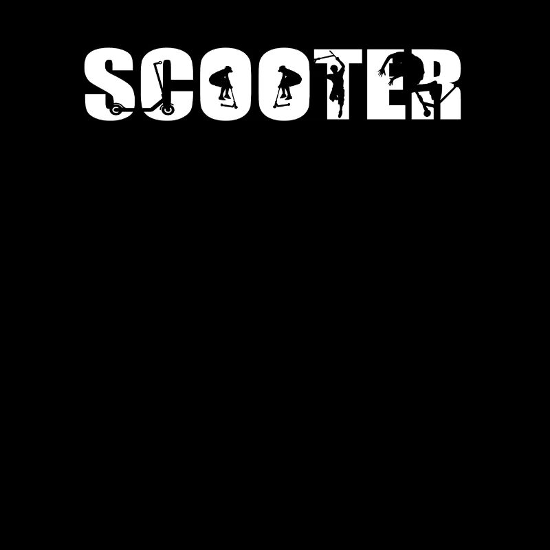 Tretroller T-Shirt Scooter Geschenkidee