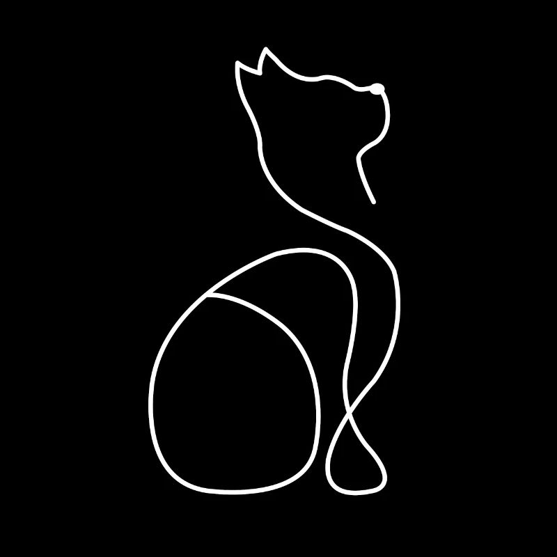 Katze Line Art