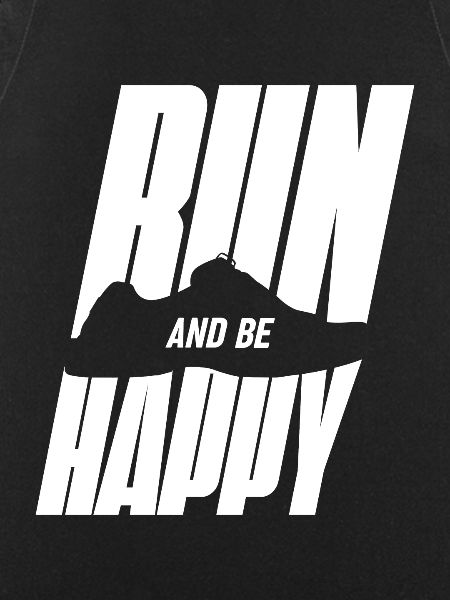 Running happily