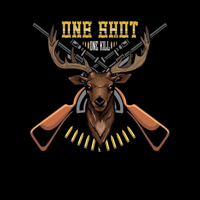 Jäger Hirschjagd Hunter Wild Jagdgewehr Geschenk