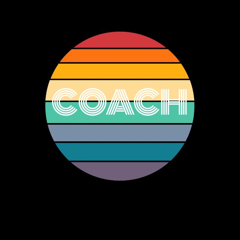 Rainbow COACH Shirt, Rétro COACH, COACH Sunset,
