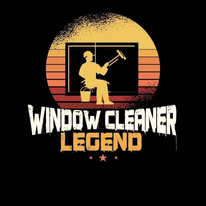 Fensterputzer Legende