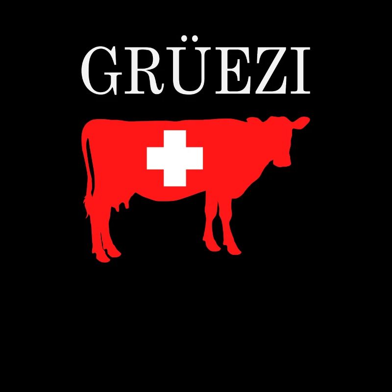Grüezi Schweiz Flagge Schweizerdeutsch Geschenk