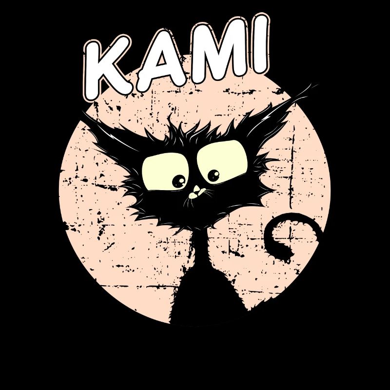 Kamikat Cat Lover Comic Style Gift