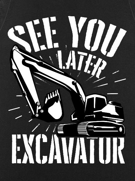 Excavator road construction