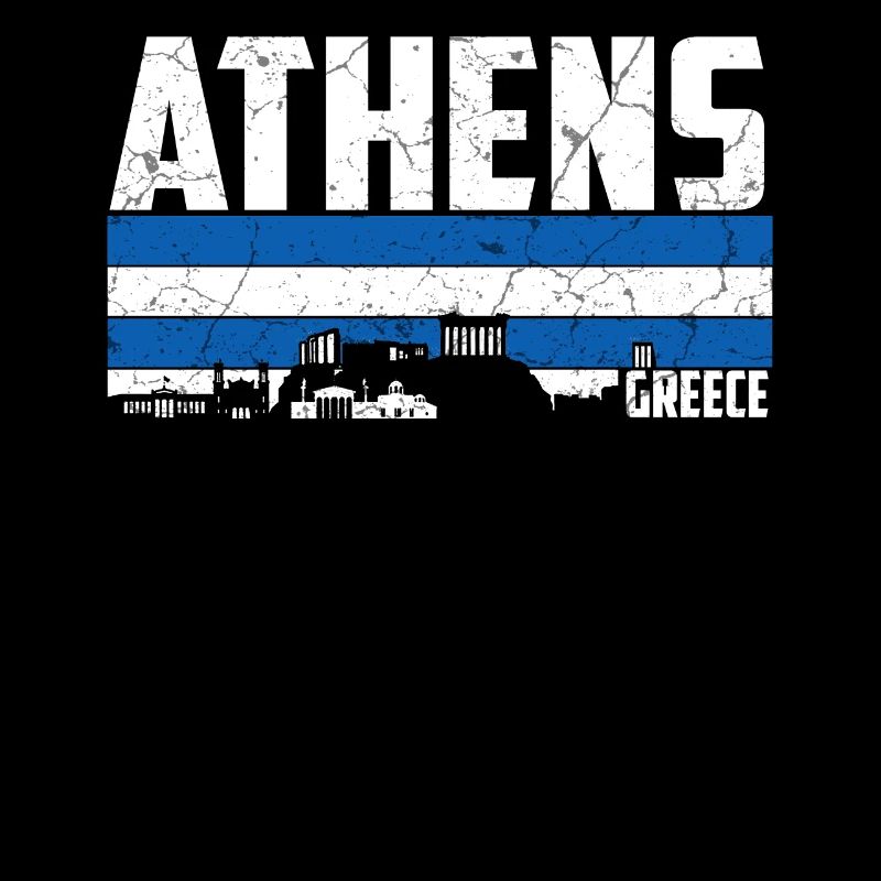Skyline d'Athènes Grèce
