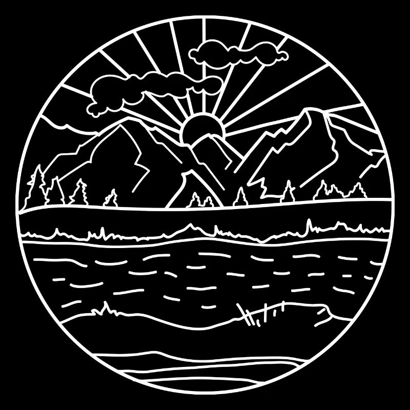 Mountains symbol