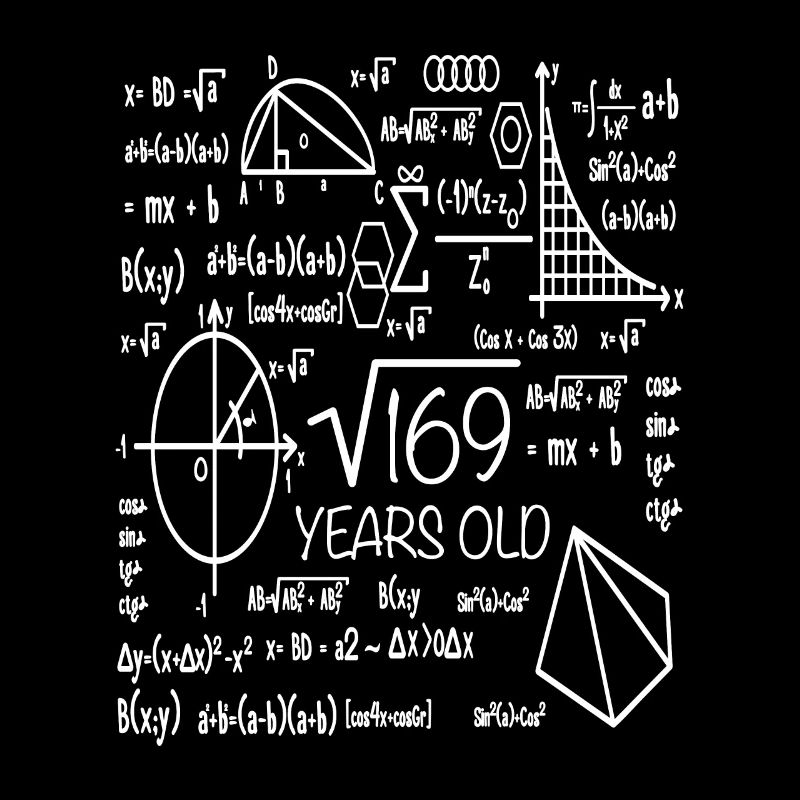 13th birthday 13 years math math student