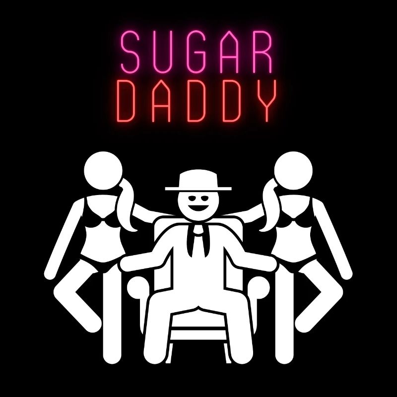 Sugar Daddy White Pink Red