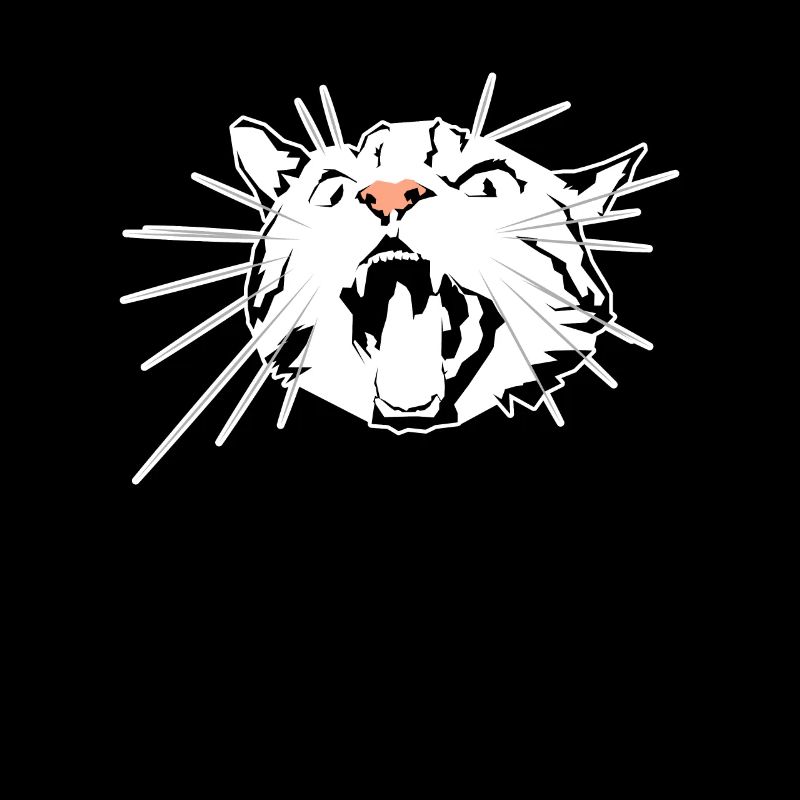 Angry Cat Artistic design for cat lovers