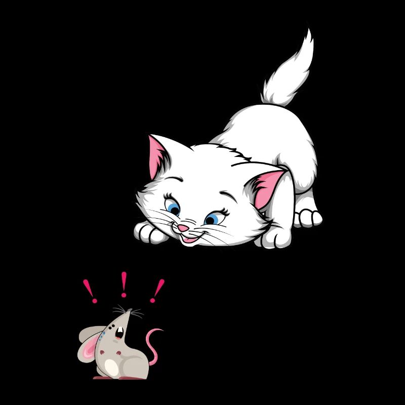 Chat et souris attention chat