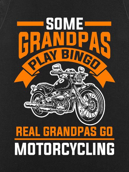 Motorcycle Grandpa Biker