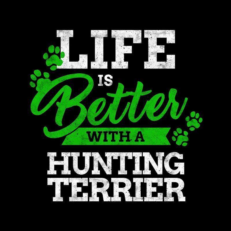 Leben mit Deutscher Jagdterrier Terrier Spruch