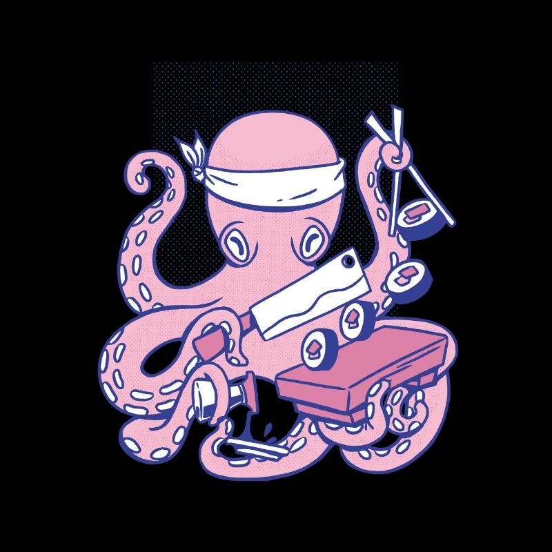 Octopus Octopus Sushi Chef Chef
