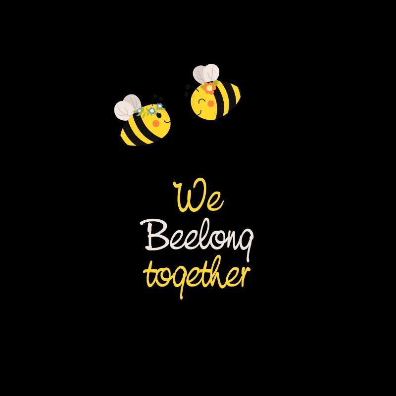 We Beelong Together Pair Bee