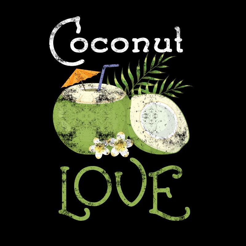 Coconut Fruit Caribbean Vacation