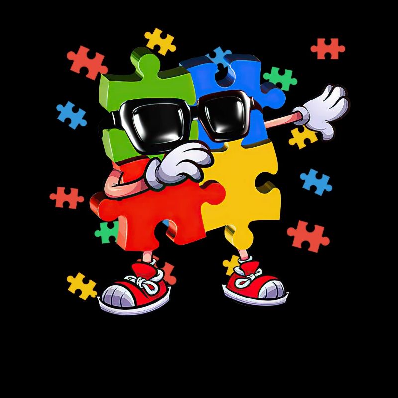 Dabbing Puzzle Piece