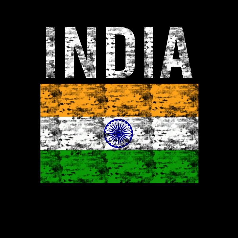 Inde drapeau vintage