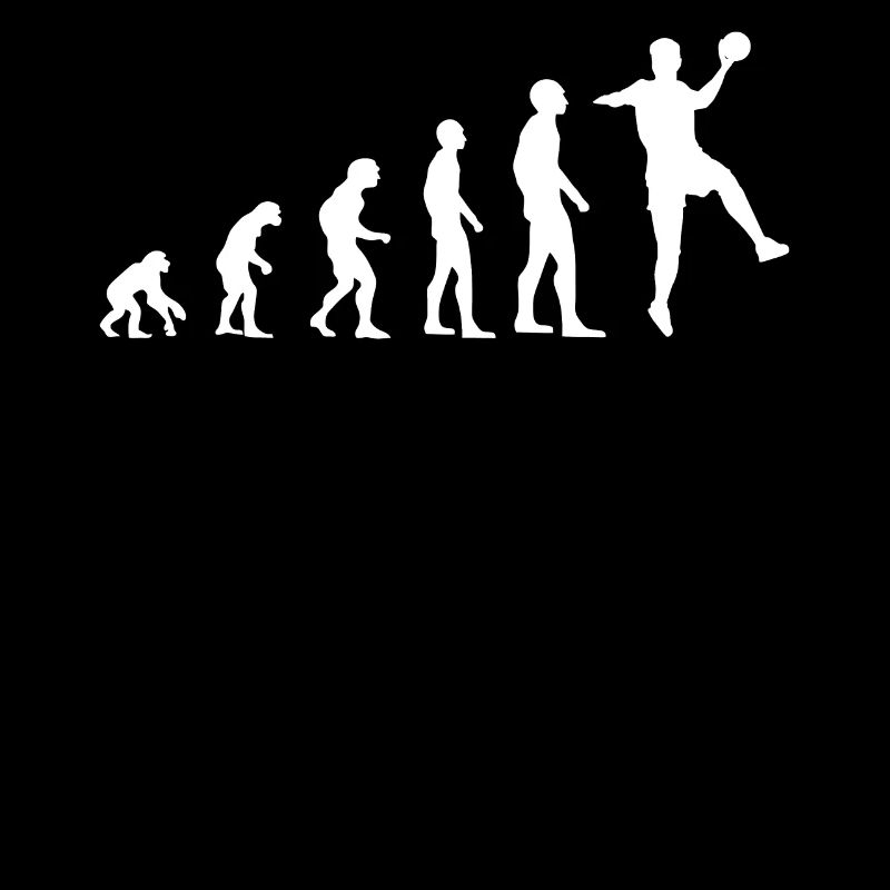 Handballer Evolution Handball Athletes Gift