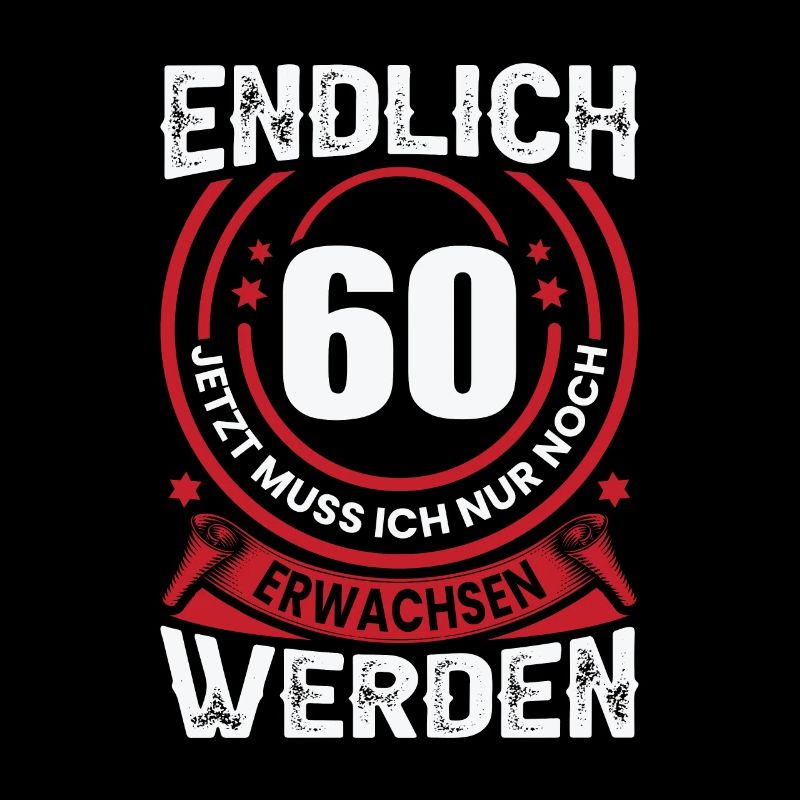 60 Geschenk Erwachsen Werden 60. Geburtstag Mann