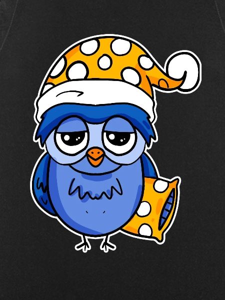 Early riser owl sleeping