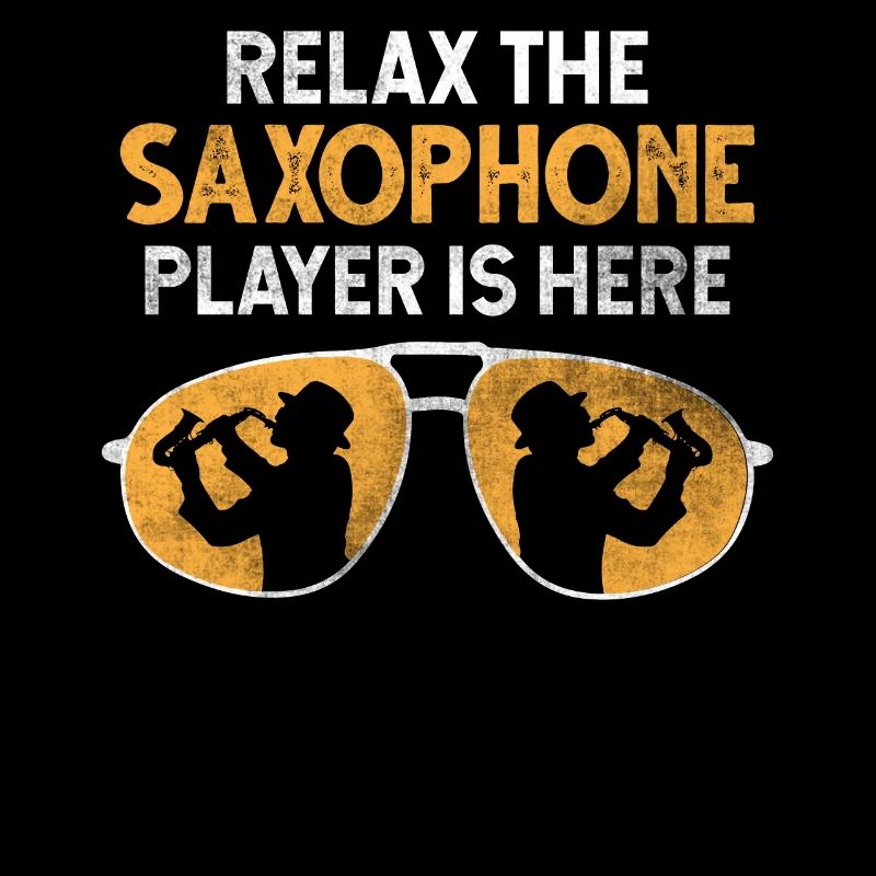 Brass saxophone