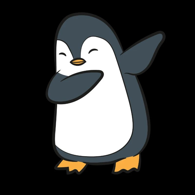 Penguin Dabbing Funny Penguin