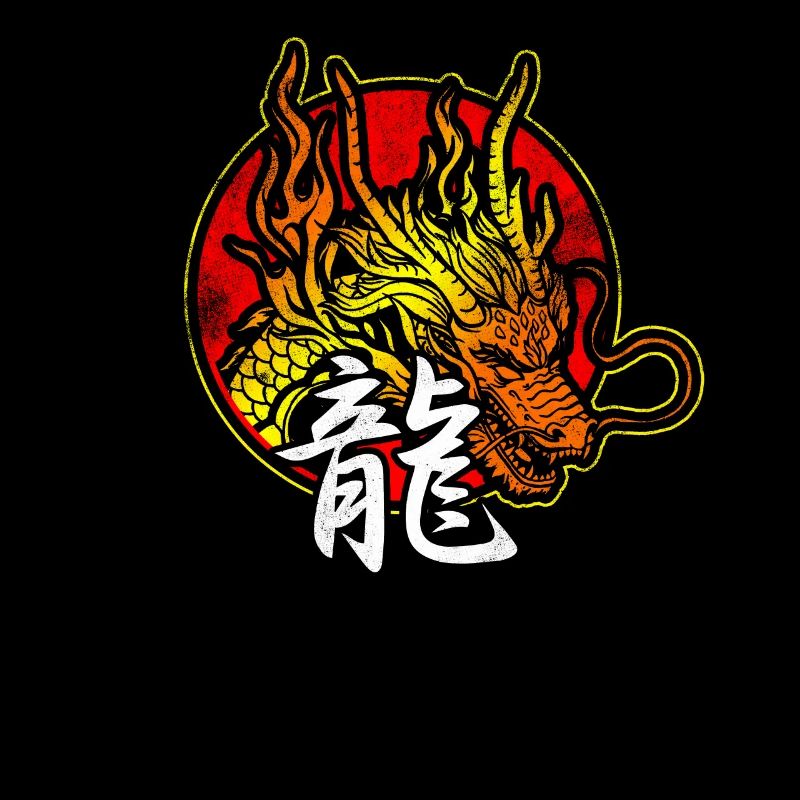 Dragon Chine Signe de schirft
