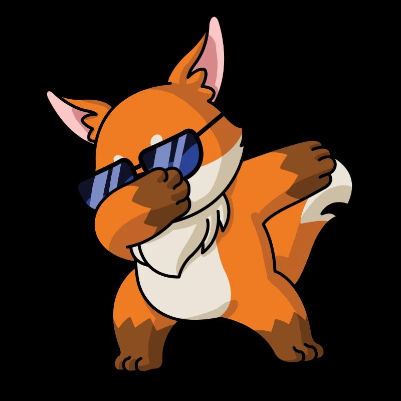 Dabbing Fox cool Pajama costume