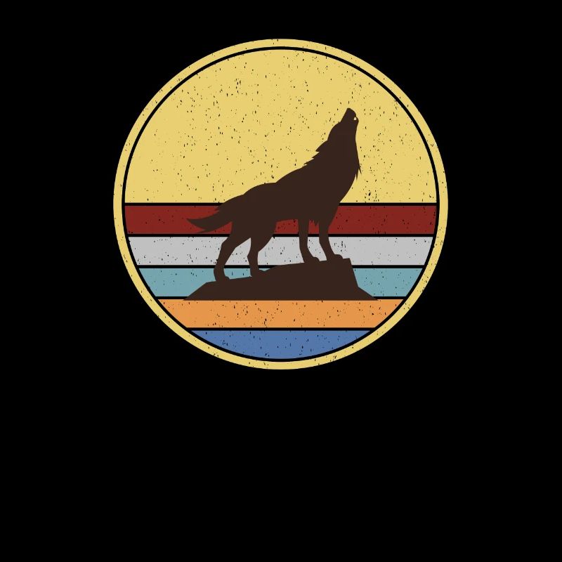 Wolf pack animal wolves
