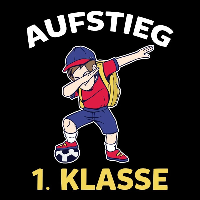 Aufstieg 1. Klasse Einschulung Schulanfänger Fußba