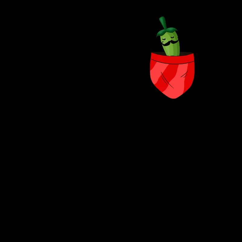 Funny Jalapeno In Brustasche Gift