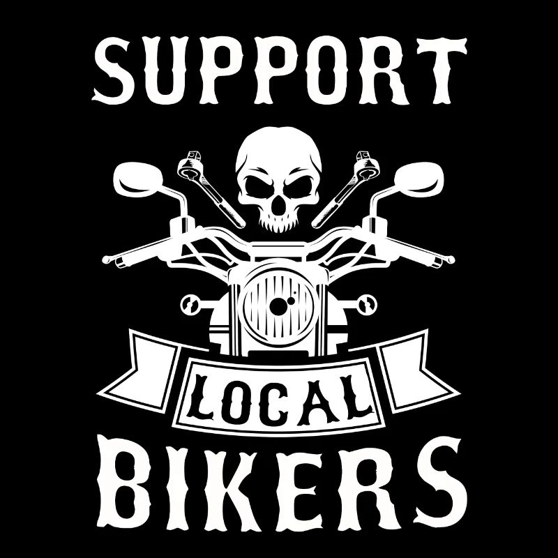 Motorcycle Tshirt Biker Cowl Moped Bobber MC Racer