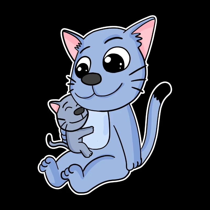 Famille chat - Chat avec bébé - Chat