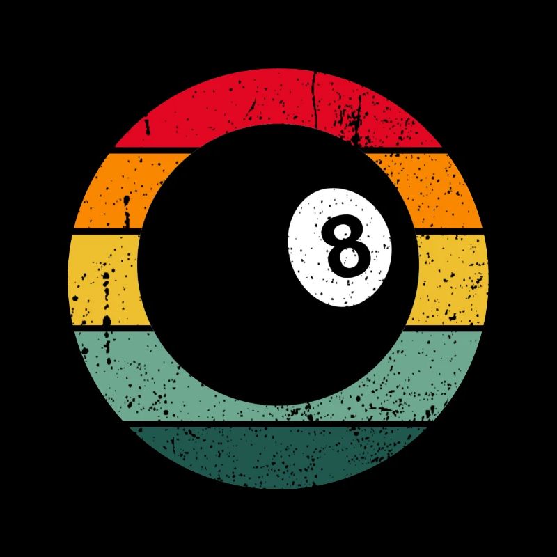 Boule de billard vintage retro billard