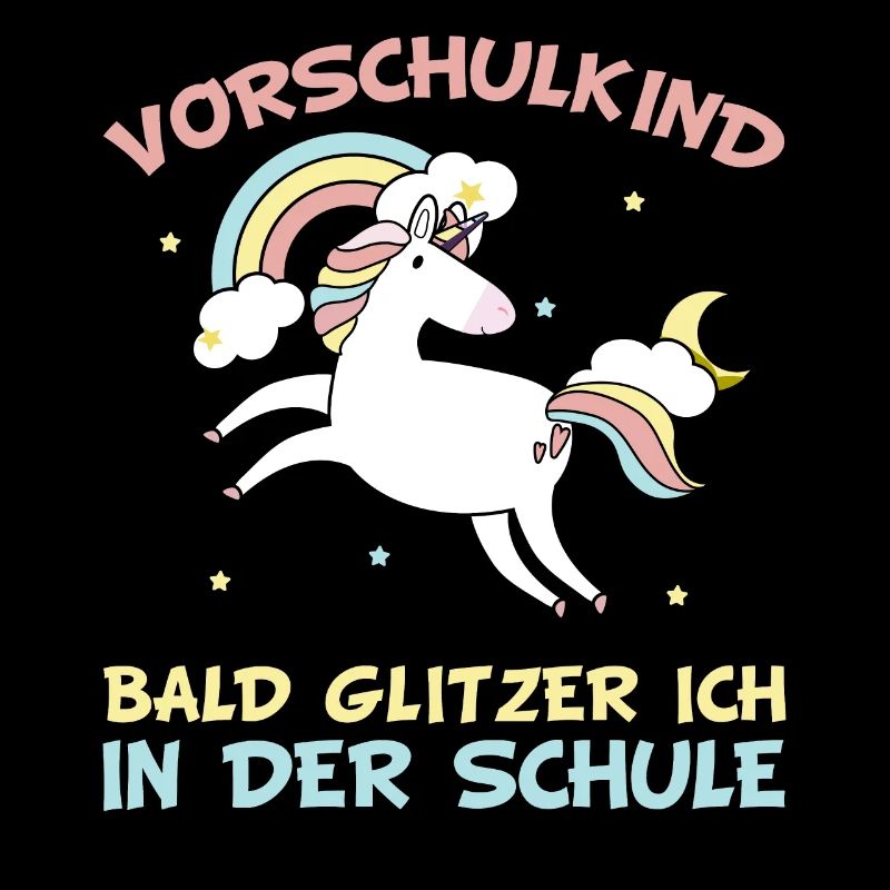 Vorschulkind Schule Vorschule Einhorn Mädchen