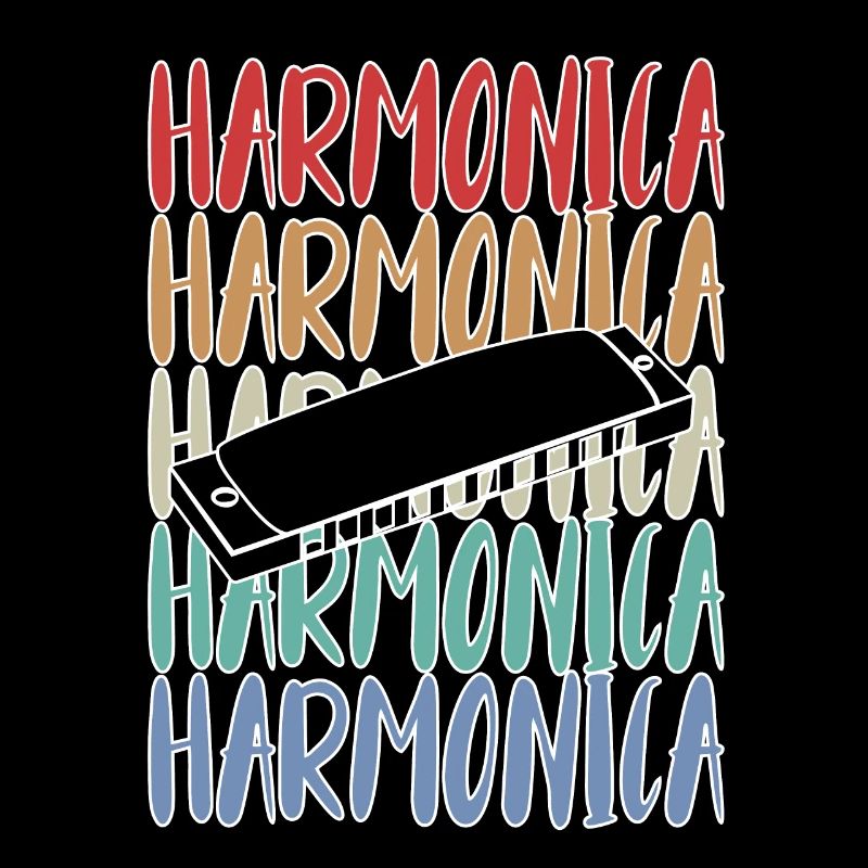Harmonica Harmonica Player Vintage