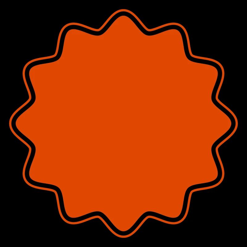 Emblem | Form | Stern runde Ecken (Vectorgraphic)