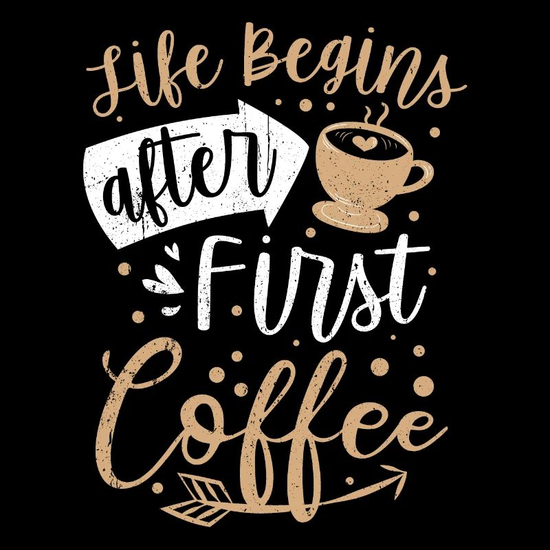 Kaffee Tshirt Käffchen Café Coffee Latte Espresso