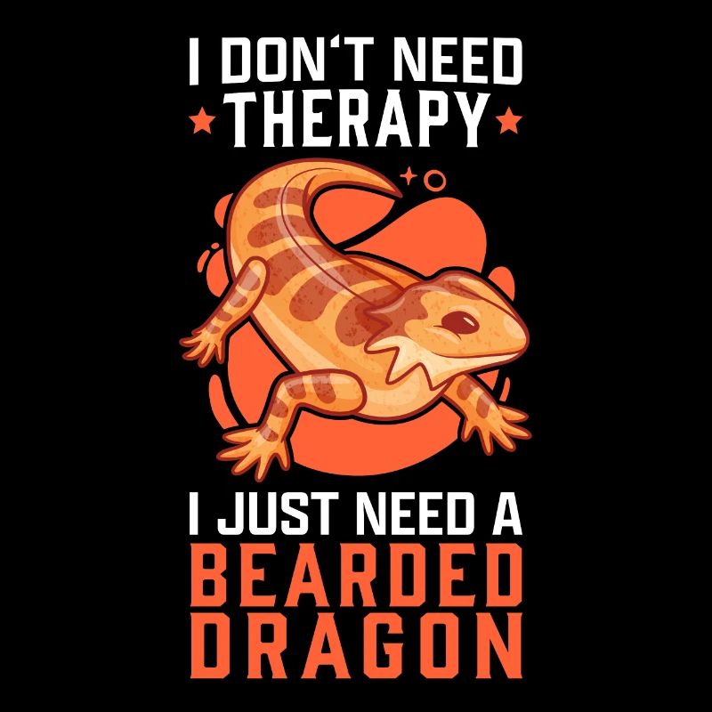 Bearded dragons my therapy Terraristic bearded dragon