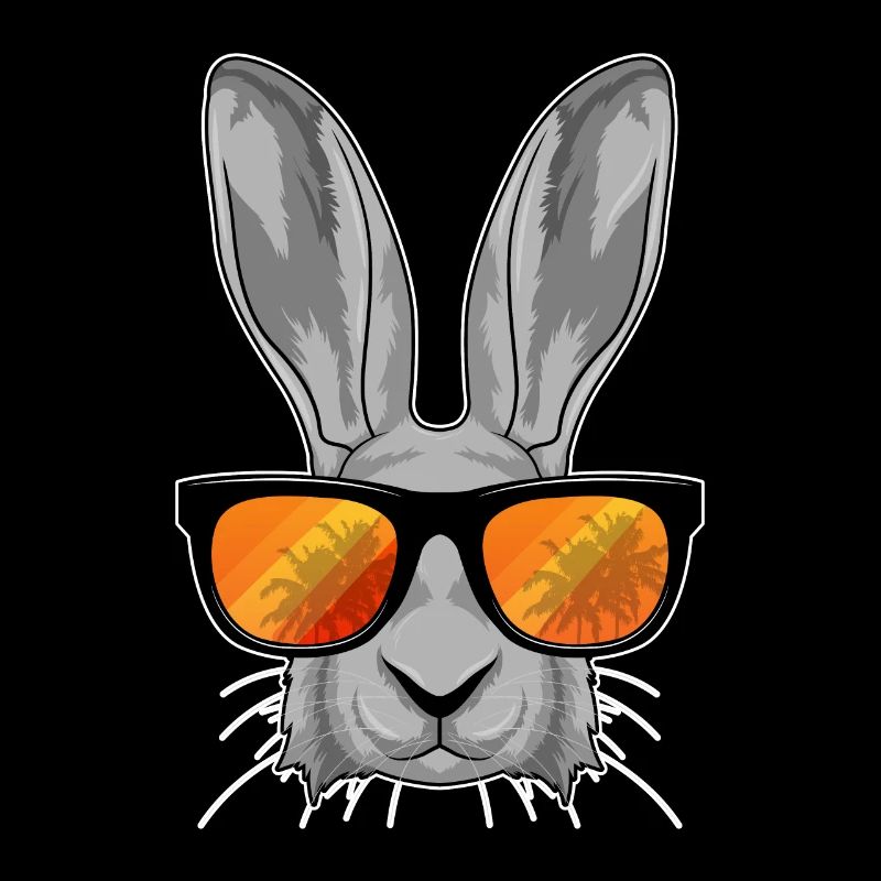 Hase mit Sonnenbrille
