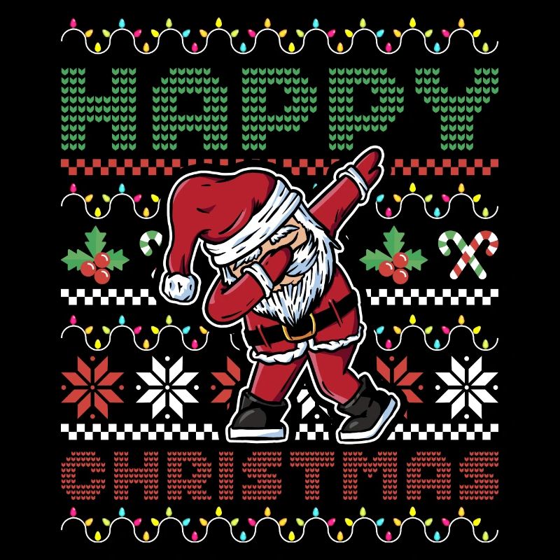 Joyeux Noël Dabbing Santa Dab Danse Père Noël