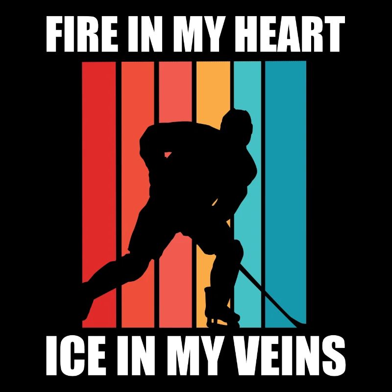 Hockey sur glace - Du feu dans mon cœur, de la glace dans mes veines