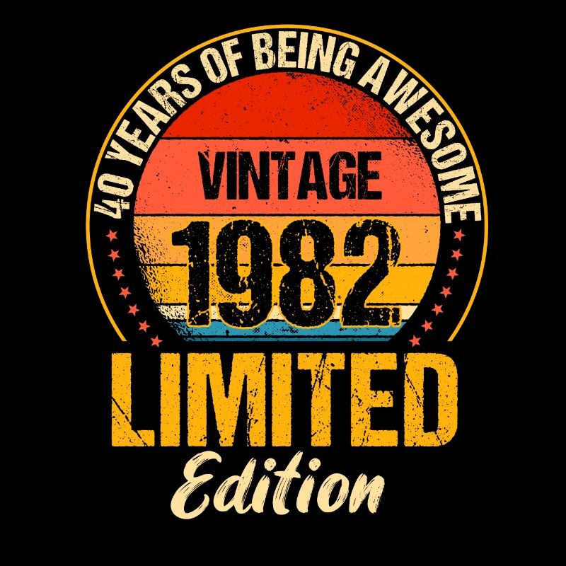 1982 Né à 40 ans Cadeau
