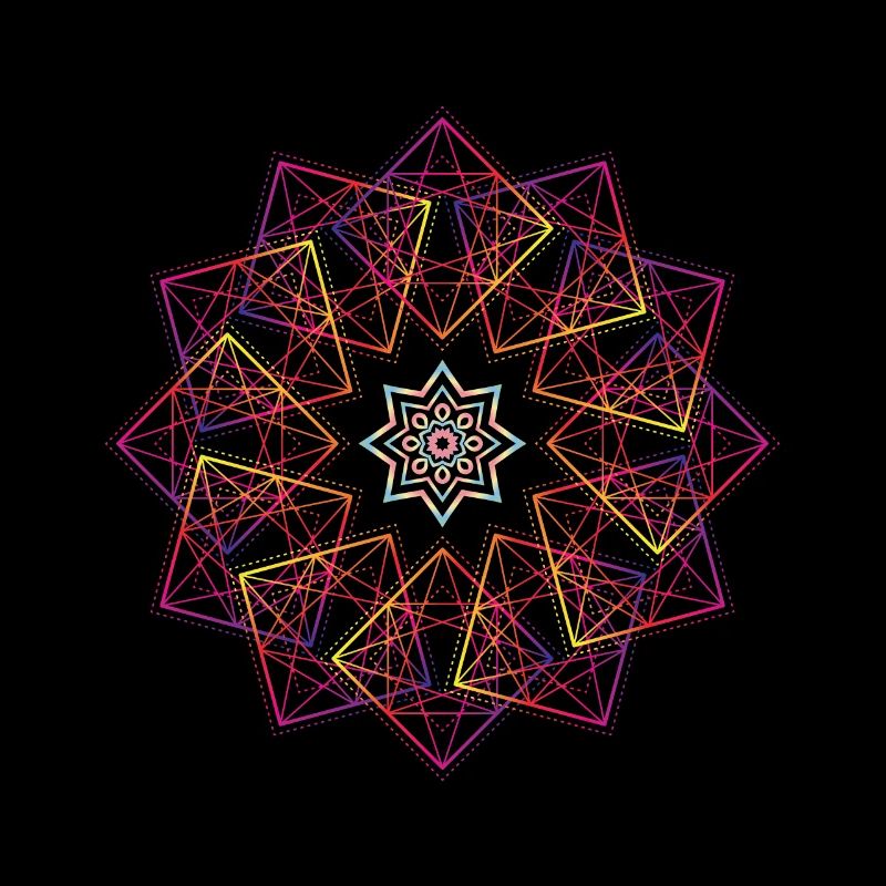 Géométrie sacrée Fleur de vie cube de Métatron
