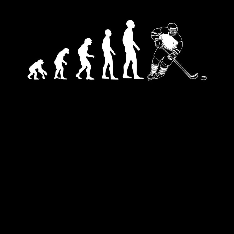 Ice Hockey Hockey Player Evolution Gift