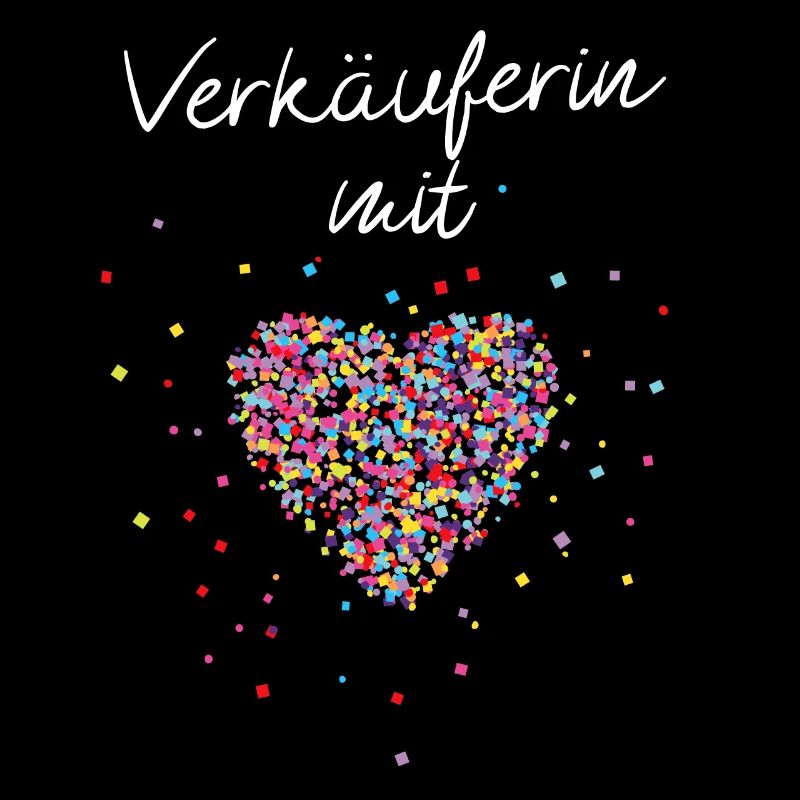 Verkäuferin mit Herz Einzelhandel