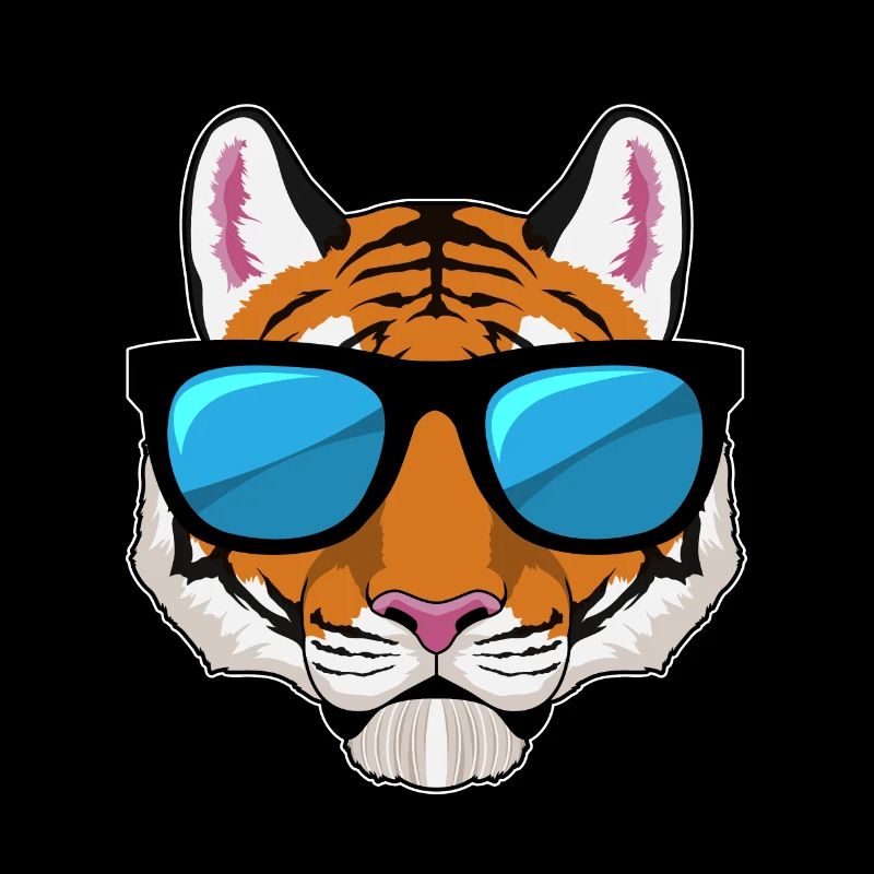 Tiger with sunglasses