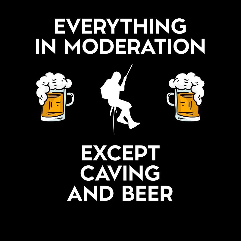 Caving Spelunking Potholing And Beer